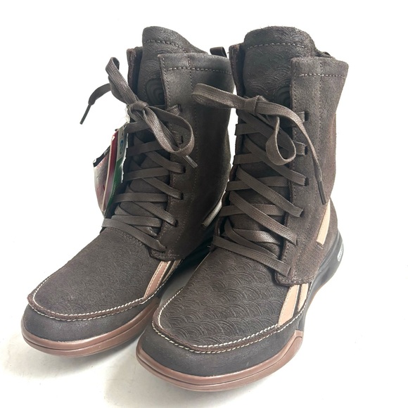Reebok Sport Easytone Passion 2-J16473 Thinsulate Walking Boots in Brown Size 7 - Picture 7 of 16